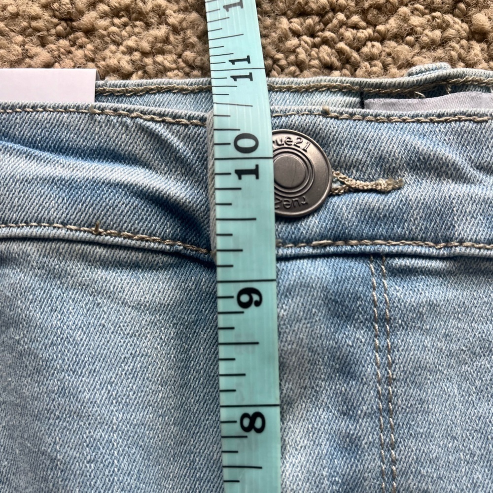 🇺🇸 Rue21 Mid-rise Ultimate Stretch Light Wash Ankle Jeans - Picture 8 of 10